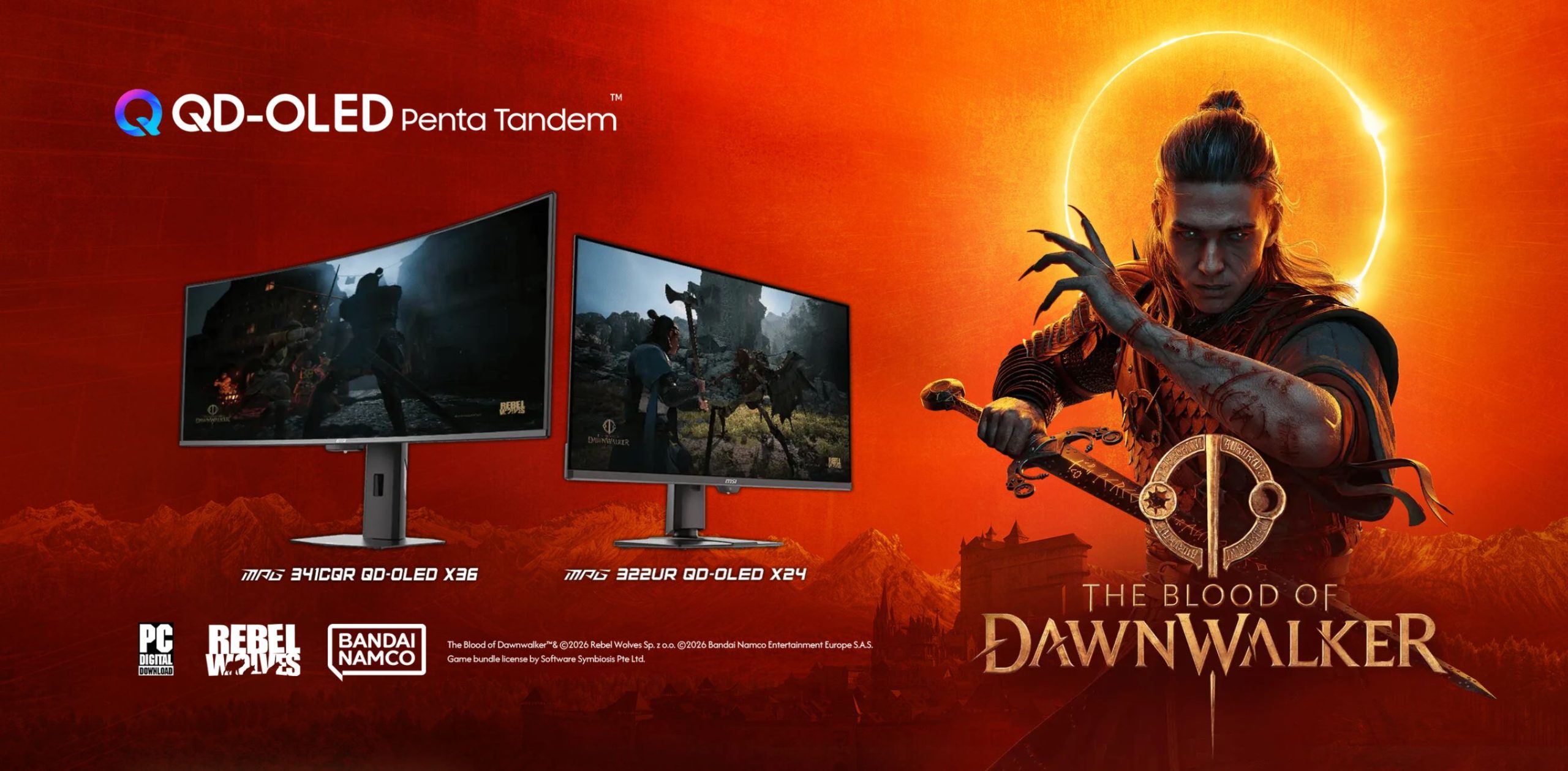 MSI, QD-OLED Gaming Monitörleriyle “The Blood of Dawnwalker”ı Ücretsiz Sunuyor, Açık Dünya RPG’ye Tam Daldırma Sağlıyor