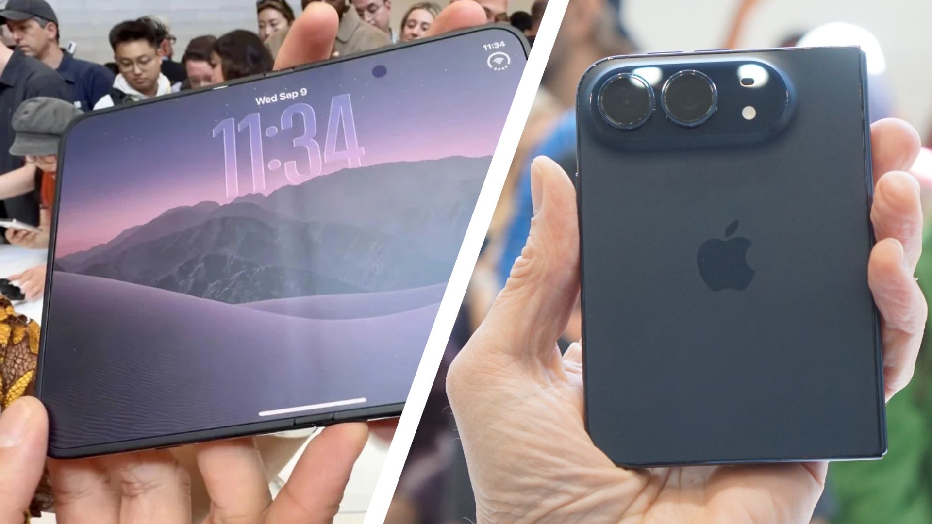 Apple, iPhone Duo’nun katlanabilir ekranındaki kırışığı tamamen ortadan kaldıramadı