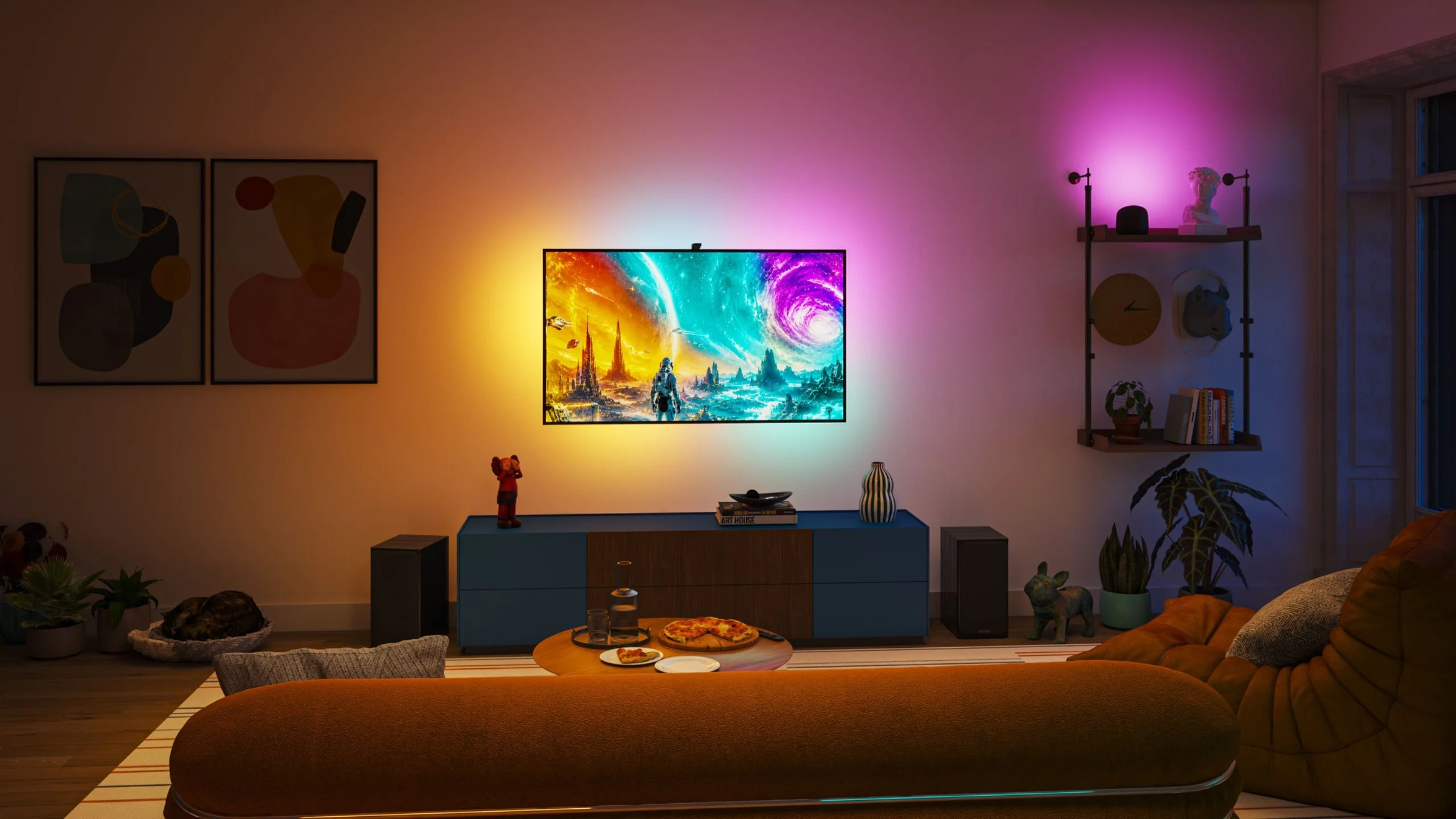 Philips Smart Lighting'in yeni Screen Sync, Hue Play Screen Sync'ten daha uygun
